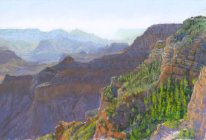 Grand Canyon 5 by Western pastel landscape artist Don Rantz