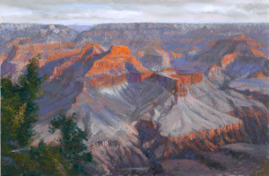 Grand Canyon 16 by Western pastel landscape artist Don Rantz