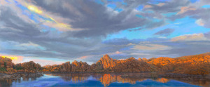 Jody's Sky by Western pastel landscape artist Don Rantz