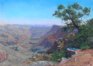 Grand Canyon 14-Palisades by Western pastel landscape artist Don Rantz