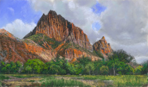 Zion Panorama by Western pastel landscape artist Don Rantz